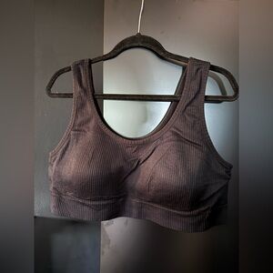 Torrid Ribbed Black Sports Bra Size 4
